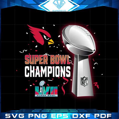 Arizona Cardinals Super Bowl Lvii 2023 Champions Png Designs