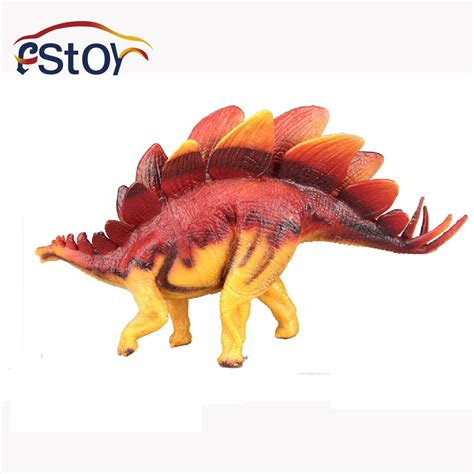 Jurassic World Stegosaurus Dinosaur Action Figures Model Wild Animal PVC Palaeobios Collections ...