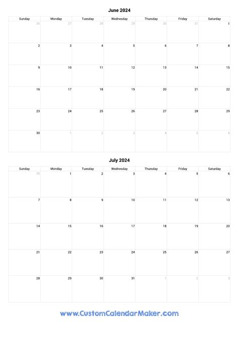 May June July 2024 Calendar Printable - Conni Diandra