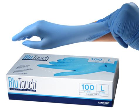 BluTouch Nitrile Exam Gloves(Latex-Free) - Tanner Scientific