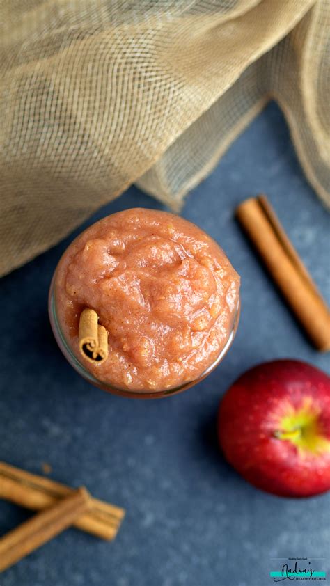 Unsweetened Applesauce Recipe - UK Health Blog - Nadia's Healthy Kitchen