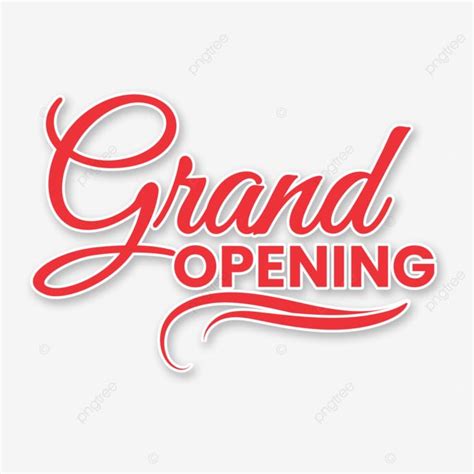 Grand Opening New Calligraphy Design Creative Vector, Grand Openign ...