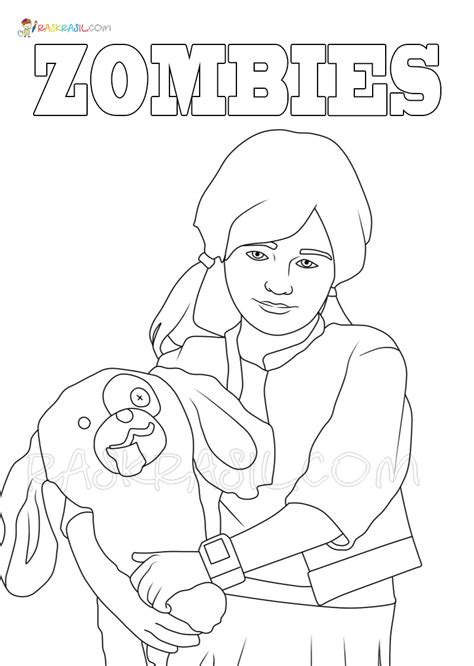 Disney Zombies 2 Coloring Pages Printable - Printable Templates