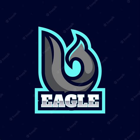 Premium Vector | Vector logo illustration eagle esport and sports style