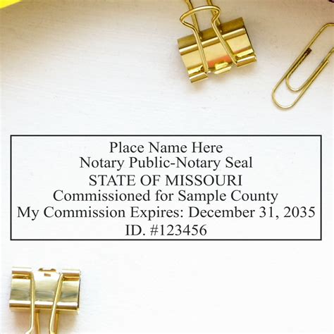 PSI Missouri Notary Stamp | MO Notary Supply | ESS