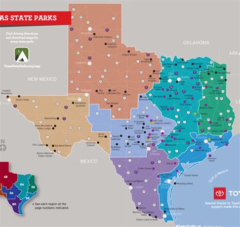 State Park Map TX