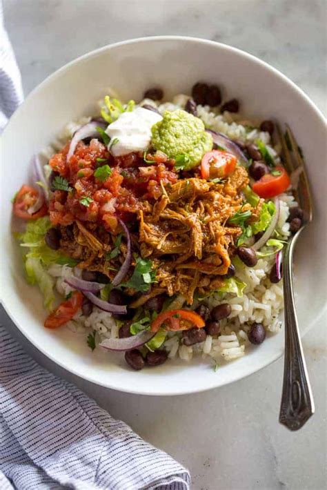 Pulled Pork Burrito Bowl Recipe - Burrito Walls