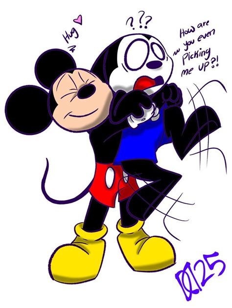 Mickey And Oswald in 2022 | Oswald the lucky rabbit, Mickey mouse cartoon, Mickey mouse art