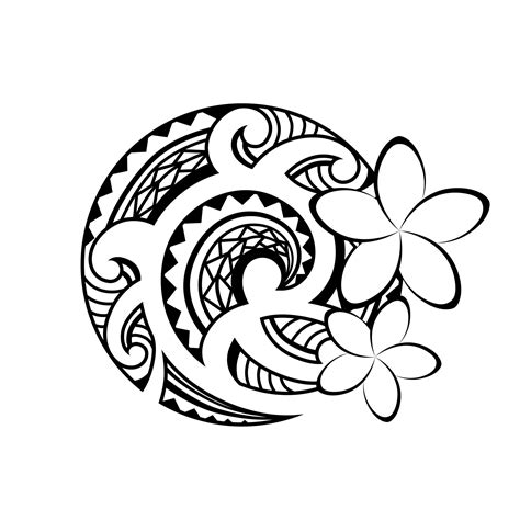 Maori tattoo style fish hook. Bone matau. Hei matau. 10450415 Vector Art at Vecteezy