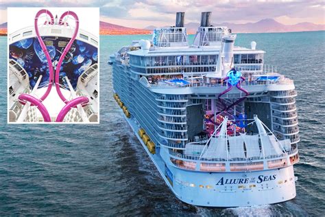 Royal Caribbean to add ‘tallest slide at sea’ to its cruise ship Allure of the Seas in £ ...