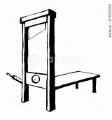 Guillotine sketch template
