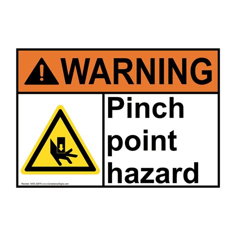 Pinch Point Warning Labels | Point Portal