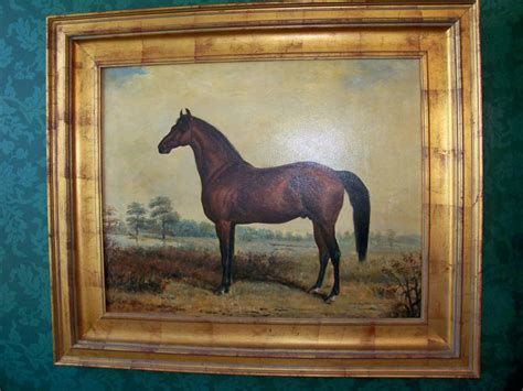 Lot - Oil on Canvas Painting of "Lexington" Racehorse