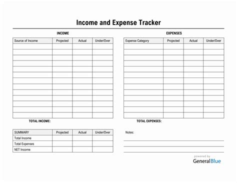 Business Expenses Excel Template