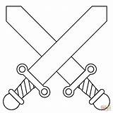 Crossed Swords Emoji coloring Page  Free Printable Coloring Pages sketch template