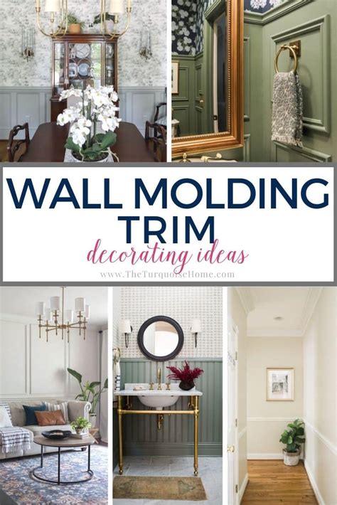 A Guide to Wall Trim and Wall Molding Ideas - The Turquoise Home