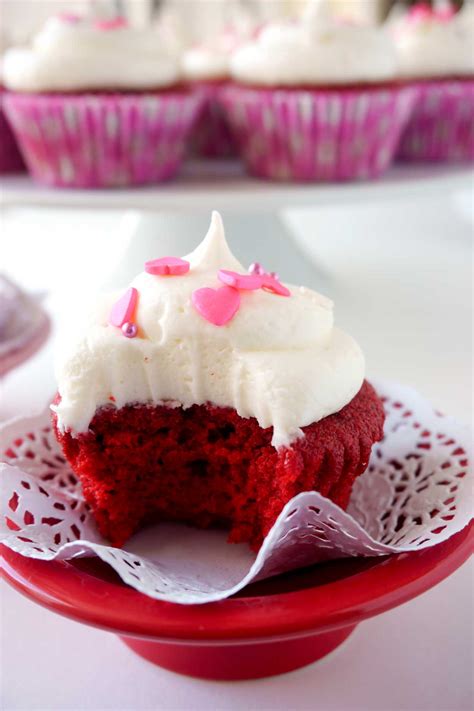 Homemade Red Velvet Cupcakes • Food Folks and Fun