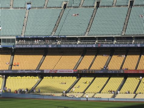 Dodger Stadium Loge Level Down the Line - Baseball Seating - RateYourSeats.com