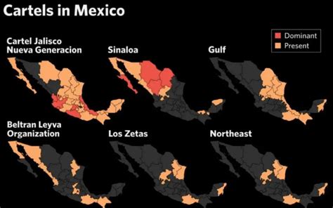 Mexico Cartel War 2024 Map - Eydie Jaquith