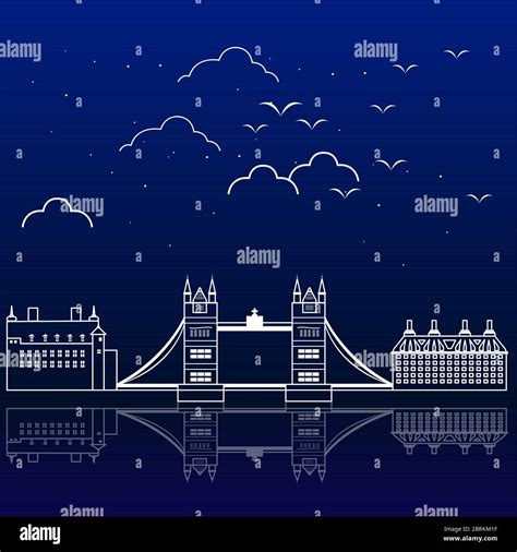 City skyline of London Stock Vector Image & Art - Alamy