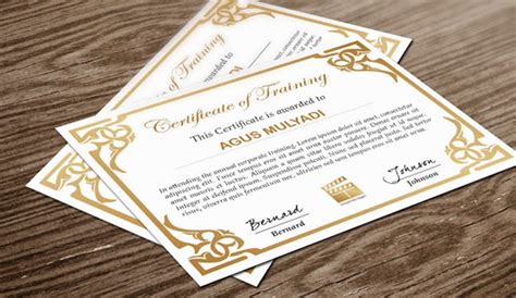 5 Indesign Certificate Template | AF Templates