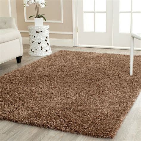 Safavieh Shag Light Brown Area Rug & Reviews | Wayfair