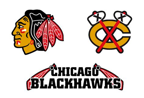 Chicago Blackhawks Logo Feathers