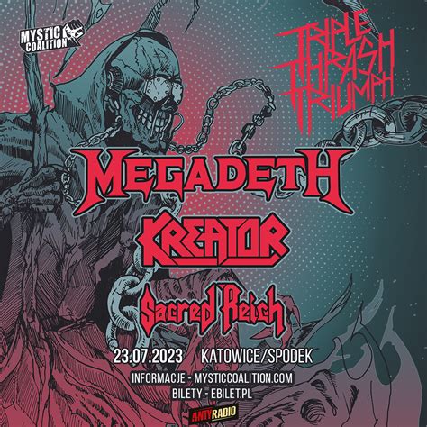 Triple Thrash Triumph in Spodek: Megadeth will be the star of the event ...