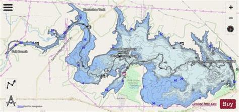 Choke Canyon Reservoir Fishing Map | Nautical Charts App