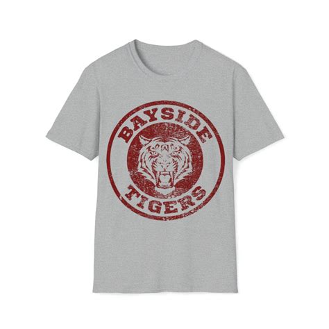 Saved By The Bell | Bayside Tigers Shirt | Zack Morris | Bayside High School | Kelly Kapowski ...