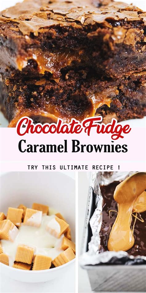 CHOCOLATE FUDGE CARAMEL BROWNIES - BEEMBLOO KITCHEN