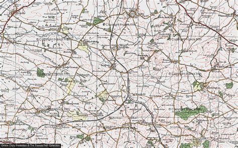 Historic Ordnance Survey Map of John O'Gaunt, 1921