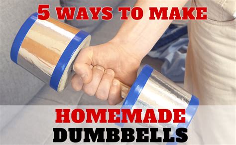 DIY Dumbbells | How To Make Weights At Home in 5 Minutes with Videos