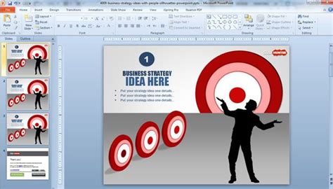 Free Business Strategy Ideas Template for PowerPoint