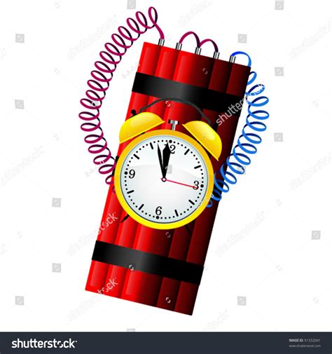 Ticking Time Bomb Stock Vector (Royalty Free) 91332041 | Shutterstock