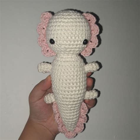 Jual boneka rajut axolotl lucu, axolotl plushies crochet | Shopee Indonesia