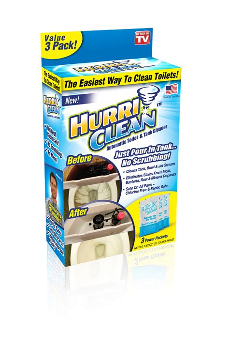 As Seen On TV HurriClean Automatic Toilet & Tank Cleaner