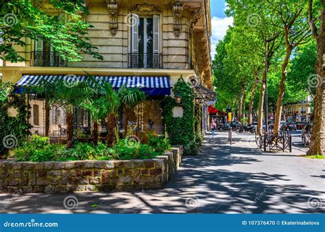 Boulevard Saint-Germain in Paris, France Stock Photo - Image of ...