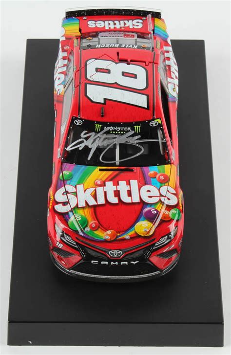 Kyle Busch Signed 2019 NASCAR #18 Skittles - Bristol Win - Raced ...