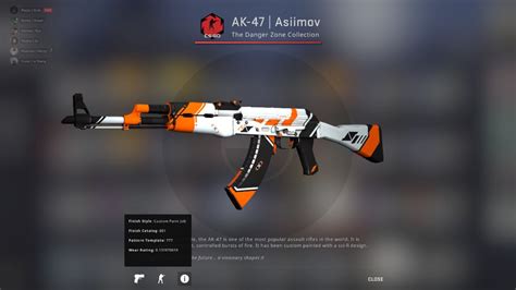 CSGO AK-47 | Asiimov (Minimal Wear), Video Gaming, Gaming Accessories, Game Gift Cards ...