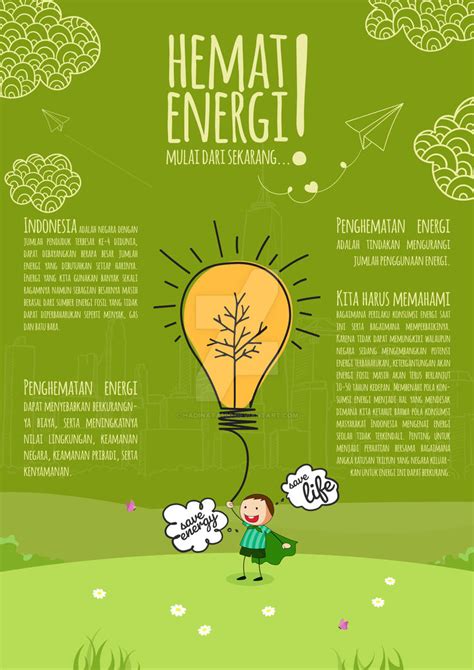 Membuat Poster Hemat Energi Listrik – Lakaran