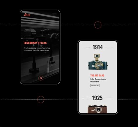 Leica History Website Concept on Behance