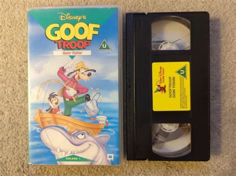 WALT DISNEY GOOF Troop Volume 1 Goin Fishin' VHS Video £9.99 - PicClick UK