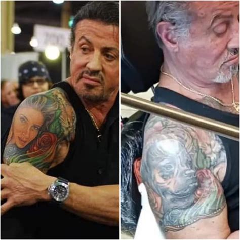 Sylvester Stallone Tattoos