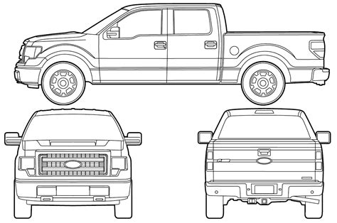 Ford Truck Outline