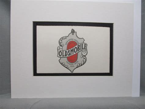 Oldsmobile USA Car Emblem Decal by Artist Color Illustration Exhibit ...