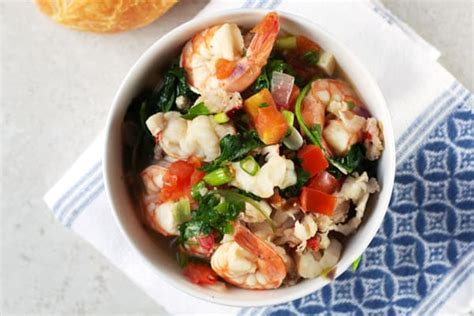 Seafood Stew with Shrimp and Lobster - The Mediterranean Dish