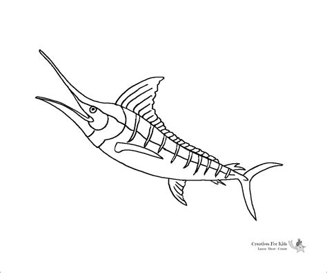 Marlin Coloring Pages - ColoringBay