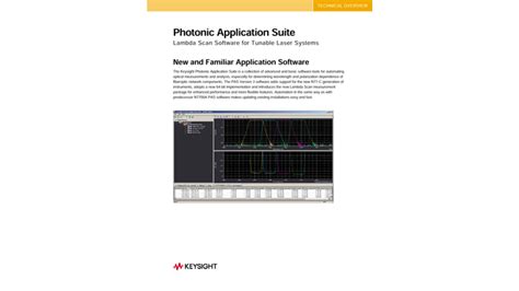 Photonic Application Suite | Keysight