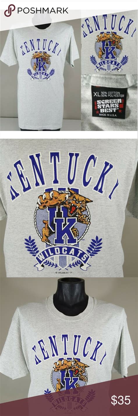 Vintage KENTUCKY WILDCATS T Shirt Sz XL | Kentucky wildcats, Wild cats ...